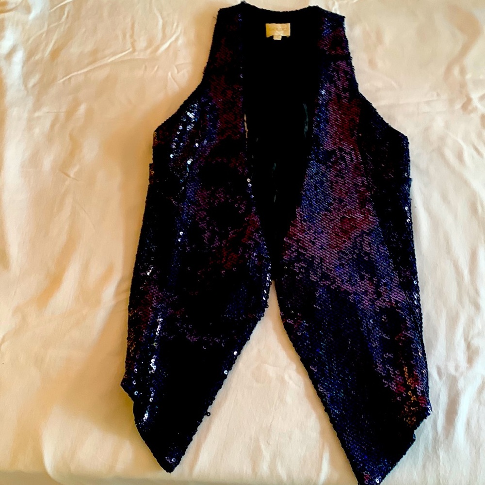 Woman’s vintage sequenced vest